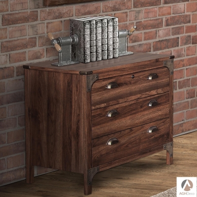 Wootton 3-Drawer Lateral Filing Cabinet