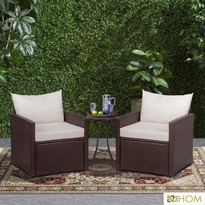 Damontray Patio Chair with Cushions (Set of 2)